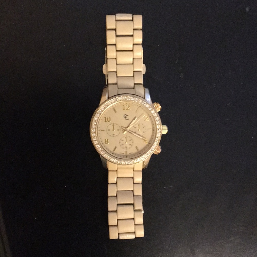 Charming Charlies Gold/taupe watch